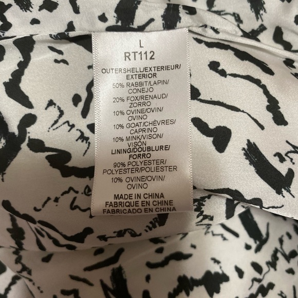 ROSCHTERRA FUR COAT NEW WITH TAGS LARGE - Picture 5 of 8